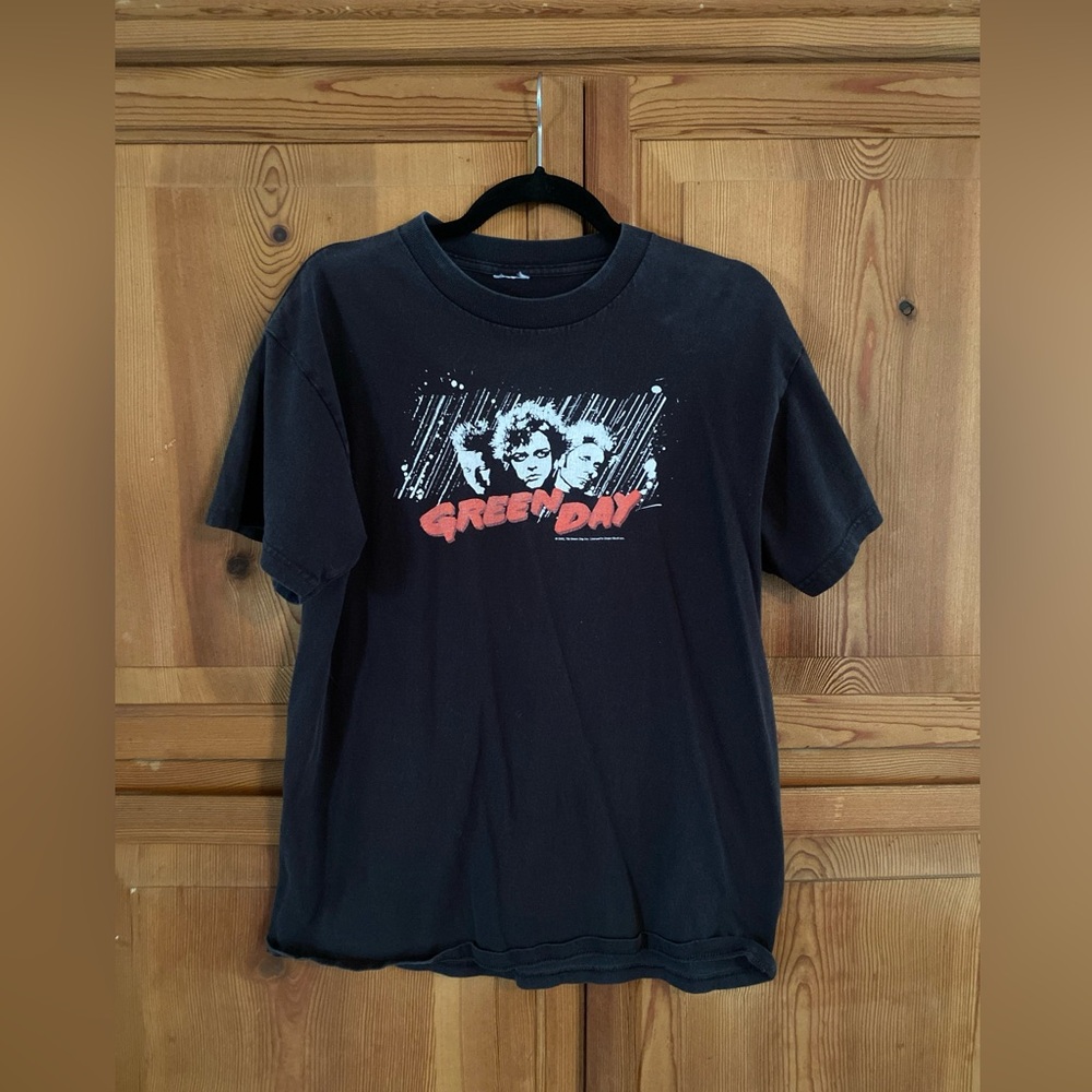 2005 VINTAGE Y2K GREEN DAY PUNK PROMO T-SHIRT MEN Medium Label Removed